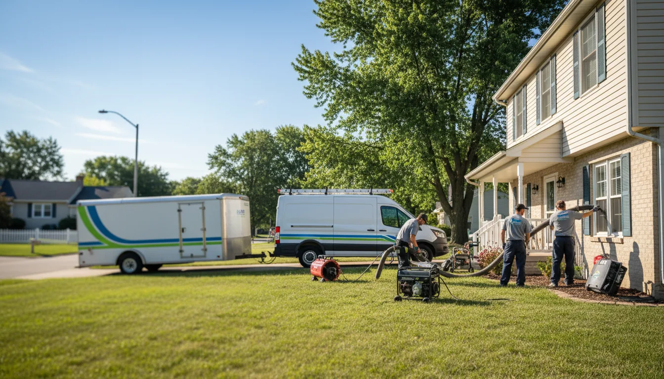 Flooded Basement Restoration And Cleanup With Repair in Chillicothe, OH near me